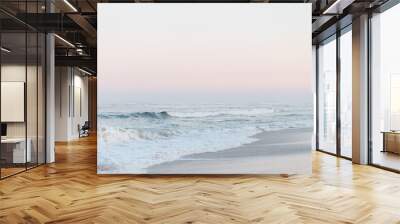 waves on the beach Wall mural