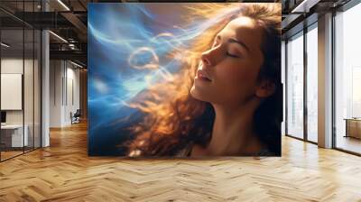 Energy woman, healing feminity Wall mural