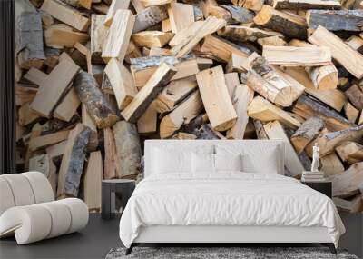 firewood Wall mural