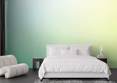 pastel color yellow green, and blue grainy gradient background noise texture effect summer	 Wall mural