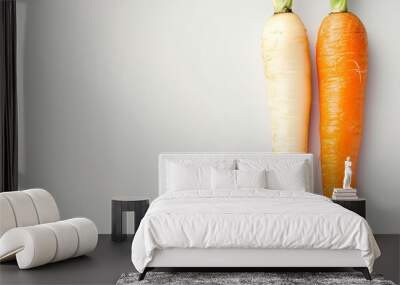 carrots background Wall mural