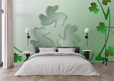 st. parick's day background Wall mural