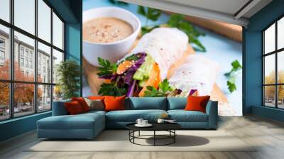 Spring rolls Wall mural