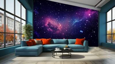 Galaxy night sky Wall mural