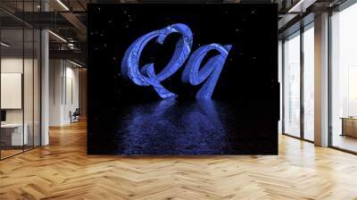 letter q Wall mural