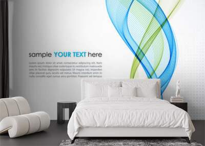 Abstract colorful vector background Wall mural