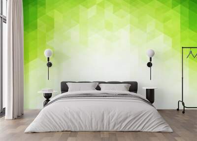 Abstract light green background Wall mural