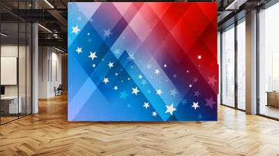 Fireworks background for 4th of July Wall mural