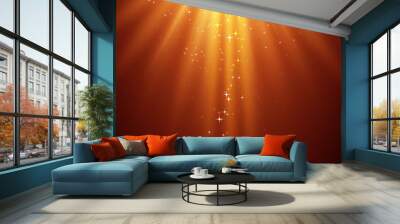 Magic light background Wall mural