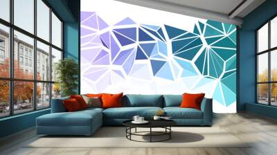 vector abstract geometric background with triangle Wall mural