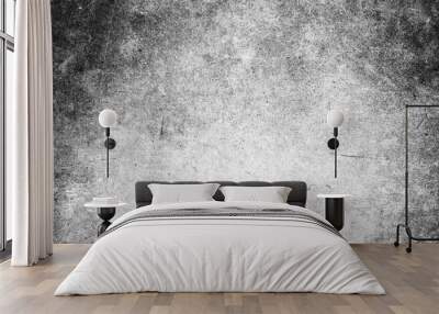 grey grunge background with rough texture Wall mural