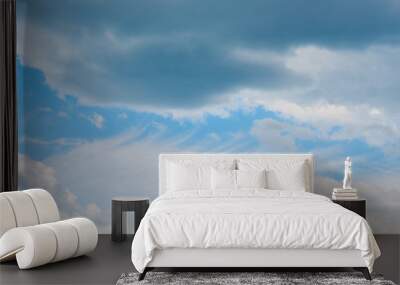 clouds in the sky Wall mural