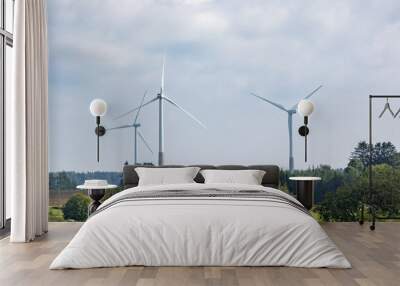 wind turbine in the field Wall mural