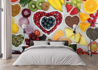 paleolothic diet food Wall mural