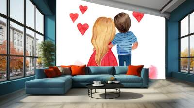 Love valenttine s card 2 Wall mural