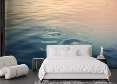 Gradient color water surface light Wall mural