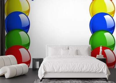 Frame balloons Wall mural