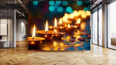 Festival of Lights in India holiday Wall mural