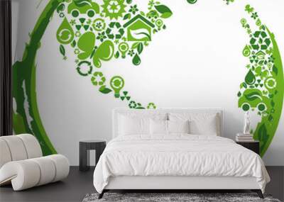 eco concept planet - 2 Wall mural