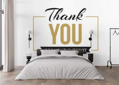 thank you card Wall mural