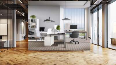 modern interior office  Wall mural