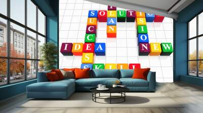 crossword 2 Wall mural