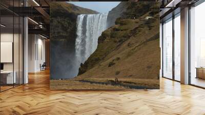 waterfall Skogafoss Wall mural