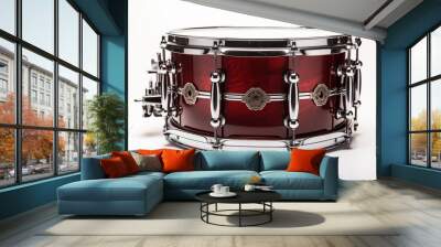 professional drum isolated on white background. Wall mural