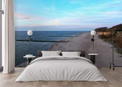 beach and sea Wall mural