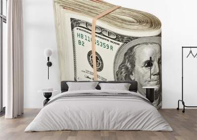 hundred dollar bills Wall mural