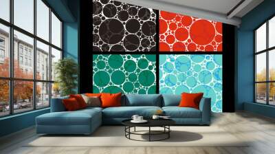 seamless dots pattern Wall mural