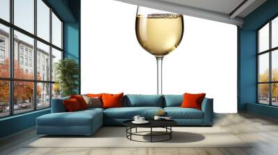 white wine glass Wall mural