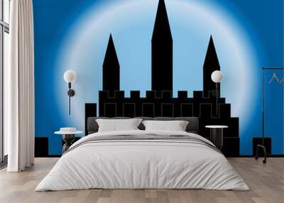 castle Wall mural