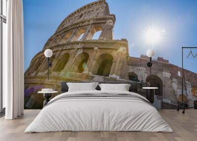 Ancient Colosseum of Rome in all its splendour Wall mural