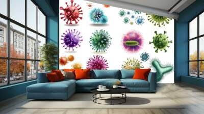 Bacteria germs microorganism virus cell Wall mural