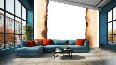 Burned Edges Paper Frame Wall mural