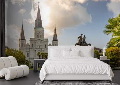 Jackson Square in New Orleans, Louisiana Wall mural