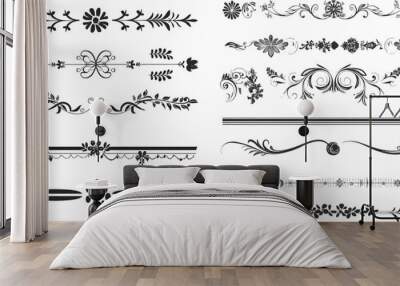 dividers design elements set Wall mural