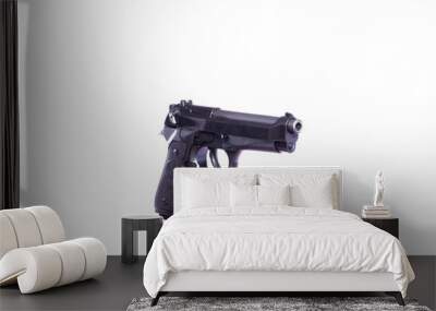 gun isolated on white Wall mural