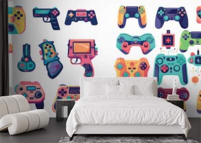 The game machine, joystick, video game console, playing controller Wall mural