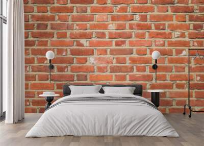 Background texture of brick wall Wall mural