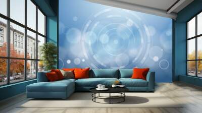 Abstract Blue Background #Vector Graphics Wall mural