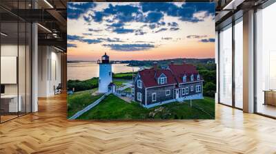 Nobska Light Falmouth Ma  Wall mural