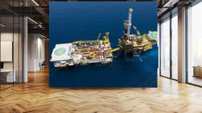 oil rig 1 Wall mural