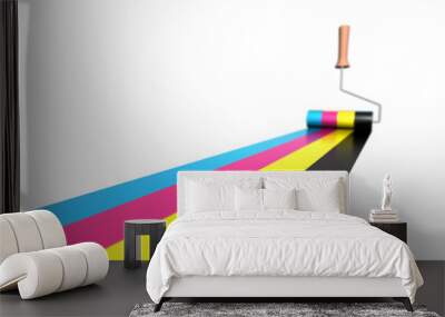 CMYK colors Wall mural