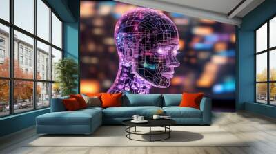 cyberspace Wall mural