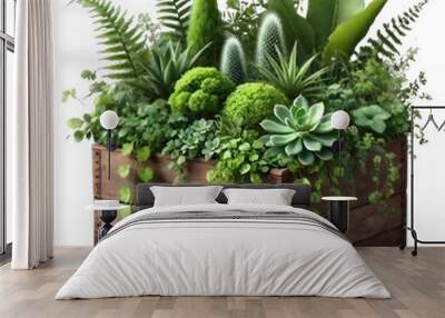 plant in a box Wall mural