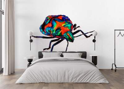 harlequin beetle from Australia Wall mural