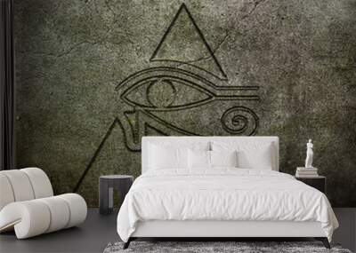 Horusauge Mauer Wall mural