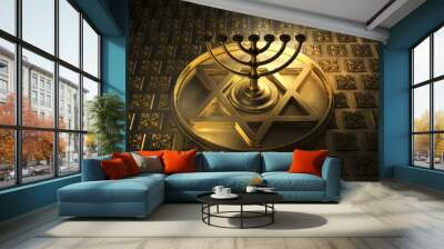 Menorah Wall mural